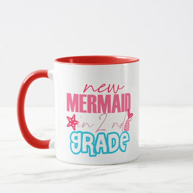 New 2nd Grade Mermaid Mug (Left)