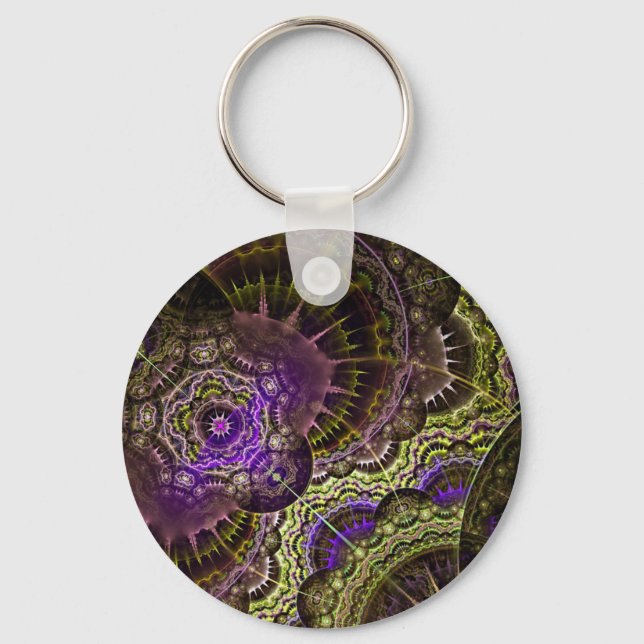 New Abstract Art Acrylic Print Key Ring (Front)