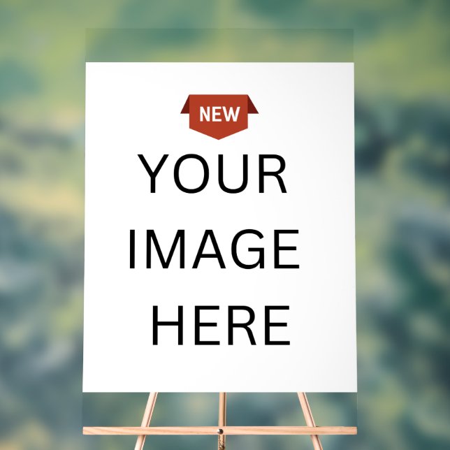 NEW! Acrylic Sign 24" x 36" - Custom (Neutral)