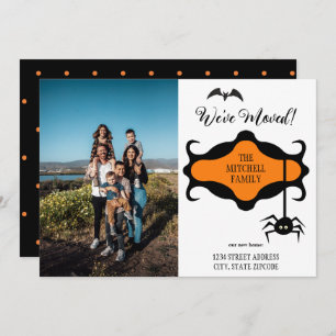 New Address Add Photo Halloween We Moved Announcement