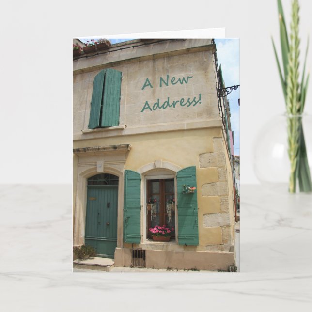 New Address Announcement Card (Front)