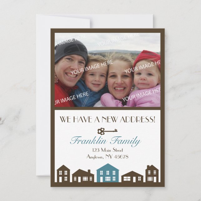 New Address Announcement Card (Front)