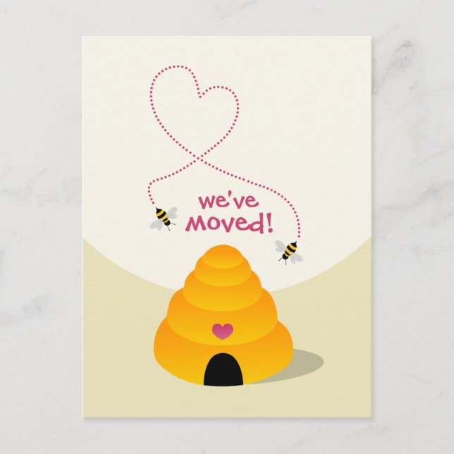 New Address Announcement postcard (Front)