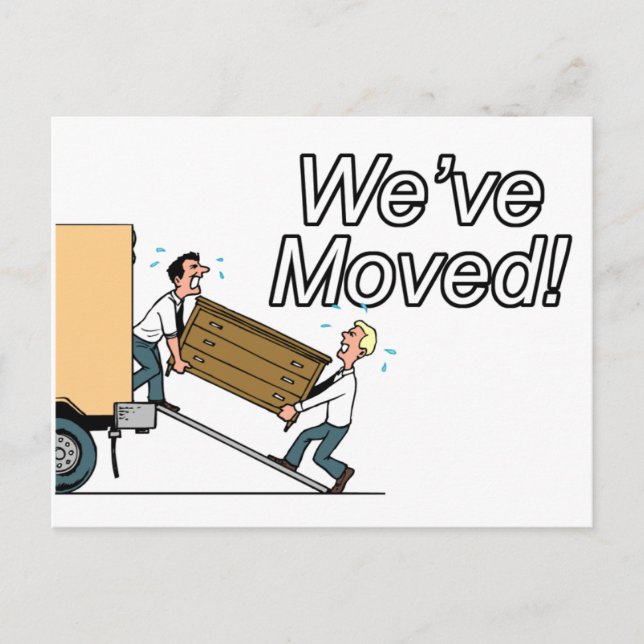 New Address Announcement Postcard (Front)