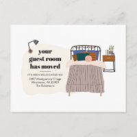 New Address Boho Guest Bedroom Decor Moving