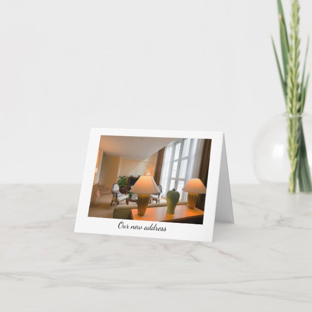 New address card (Front)