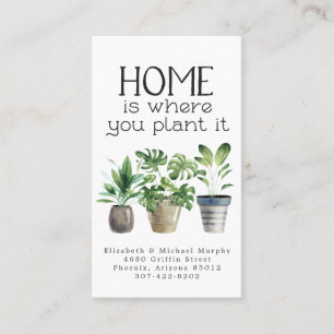 New Address Change of Address Moving Insert