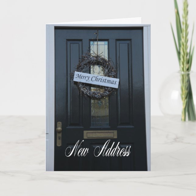 New Address Christmas Card (Front)