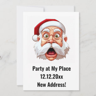 New Address Christmas Party Invitarion Invitation