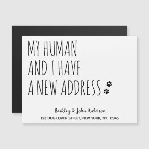 New Address Dog Moving Announcement Card