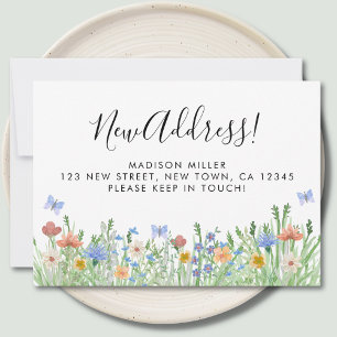 New Address Floral Moving  Announcement