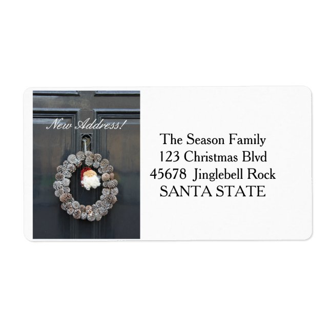 New Address Holiday Label (Front)
