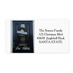 New Address Holiday Label
