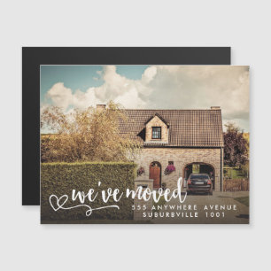 New Address Moving House Home Photo Magnet