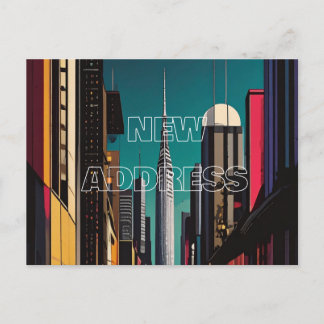 New address postcard