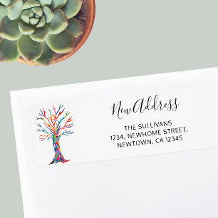 New Address Return Address Label