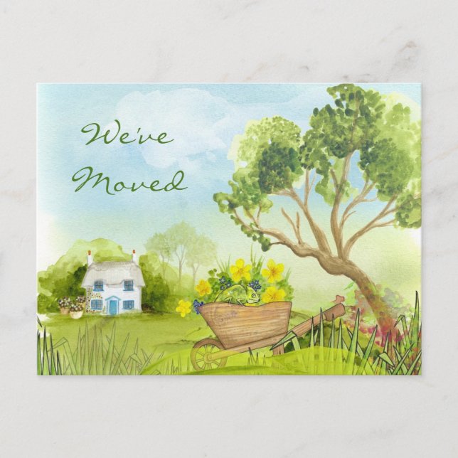 New Address We've Moved Postcard (Front)