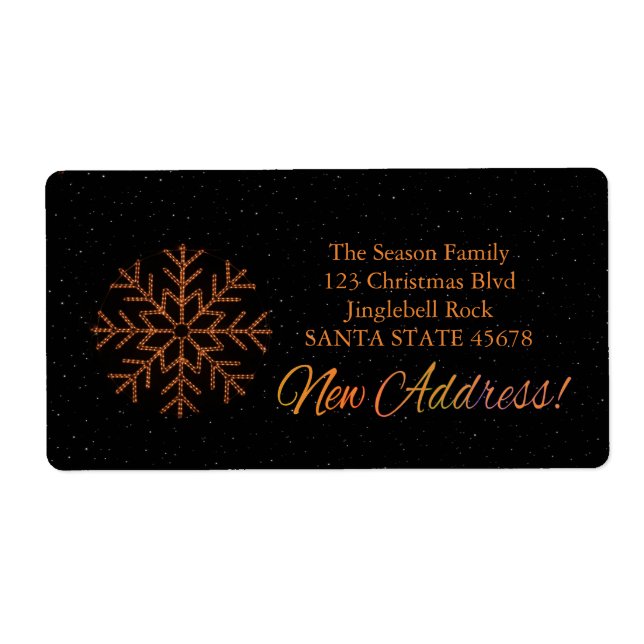 New Address x-mas Crystal Light (Front)