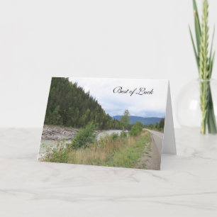 New Adventure - Best of Luck Card