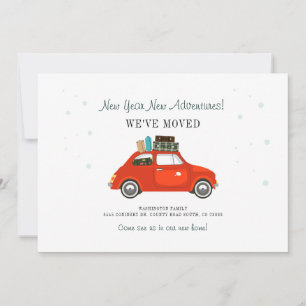 New Adventures Simple Change of Address Moving Announcement