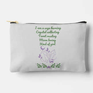 New Age Girl Zipper Pouch Tarot Bag
