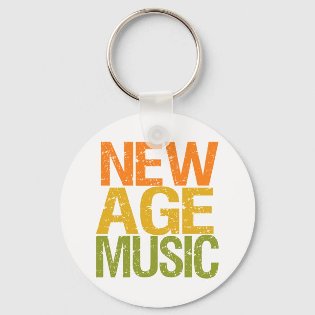 New Age Music keychain (Front)
