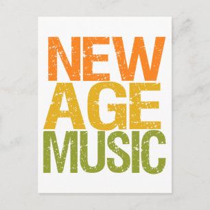 New Age Music postcard