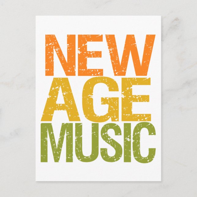 New Age Music postcard (Front)