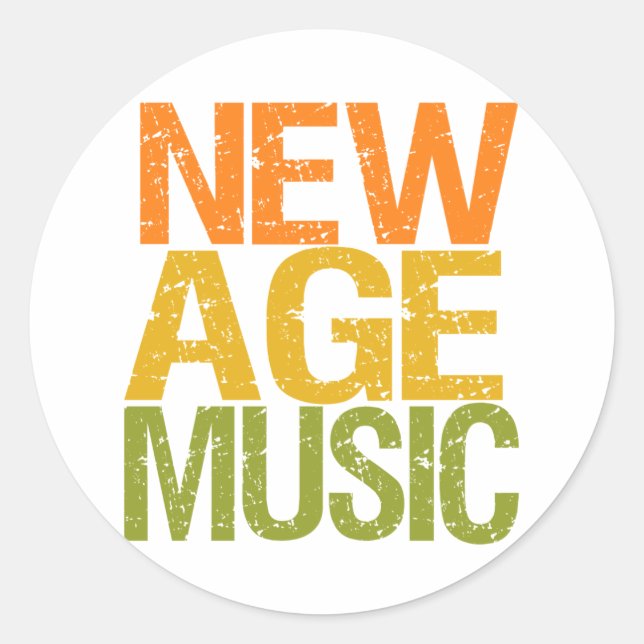 New Age Music Stickers (Front)