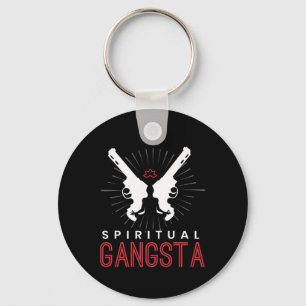 New Age Spiritual Spirituality Yoga Gangster Enlig Key Ring