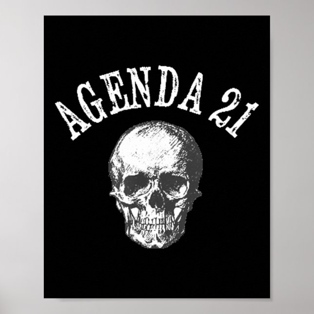 New Agenda 21 World Order Poster (Front)