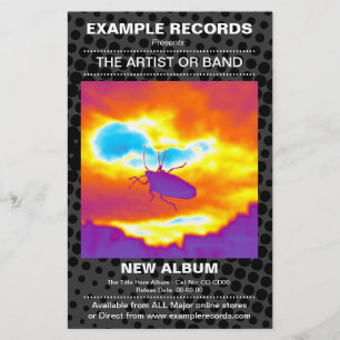 New Album Launch - HT dot Textured Flyer