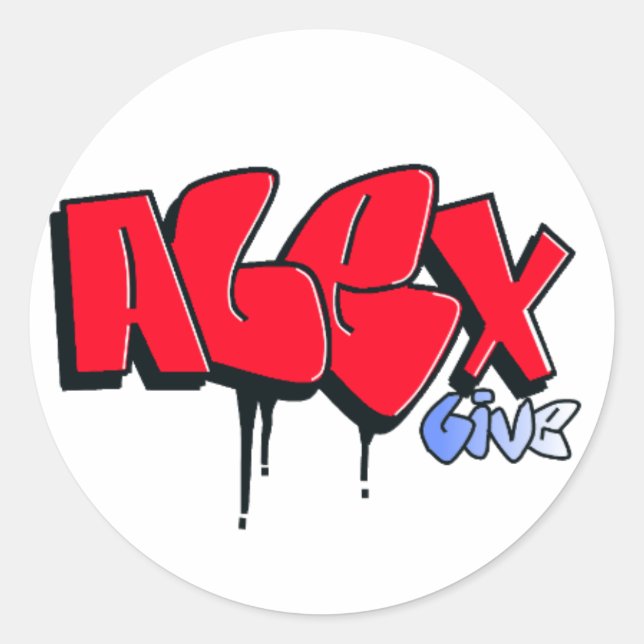 New Alex Live Sticker (Front)