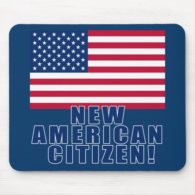 New American Citizen Gifts and Tshirts Mouse Pad (Front)