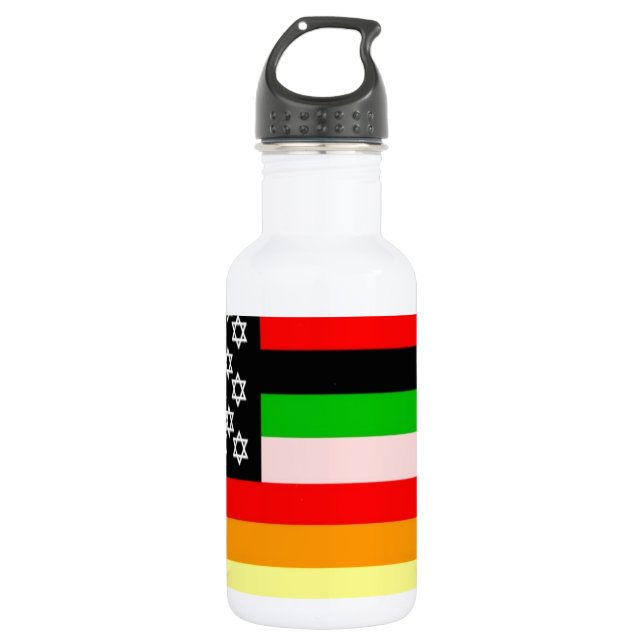 New American Flag 532 Ml Water Bottle (Front)