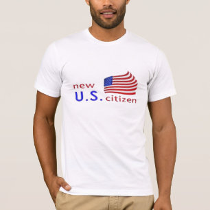 new american US citizen flag star n stripes design T-Shirt