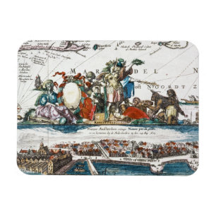 NEW AMSTERDAM, 1673 MAGNET