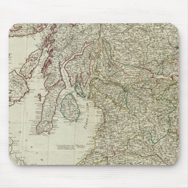 New and correct map of Scotland Mouse Pad (Front)