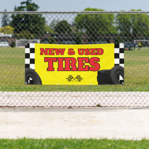 New And Used Tires Custom Banner