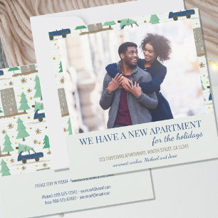 New Apartment Photo Doodle Condo and Car Moving Announcement