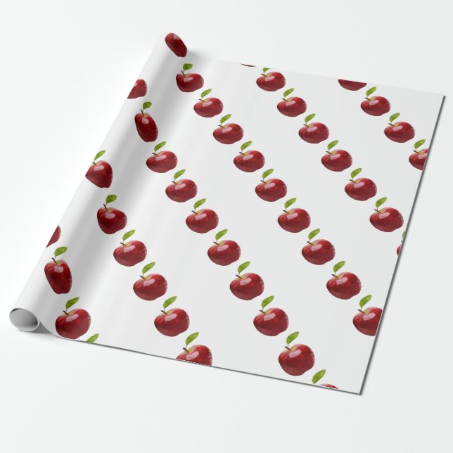 New  apple wrapping paper (Unrolled)