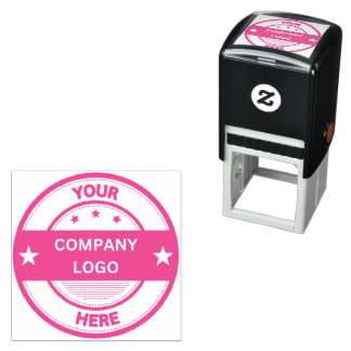 NEW! Approved! Self Inking Stamp - Fuchsia ink