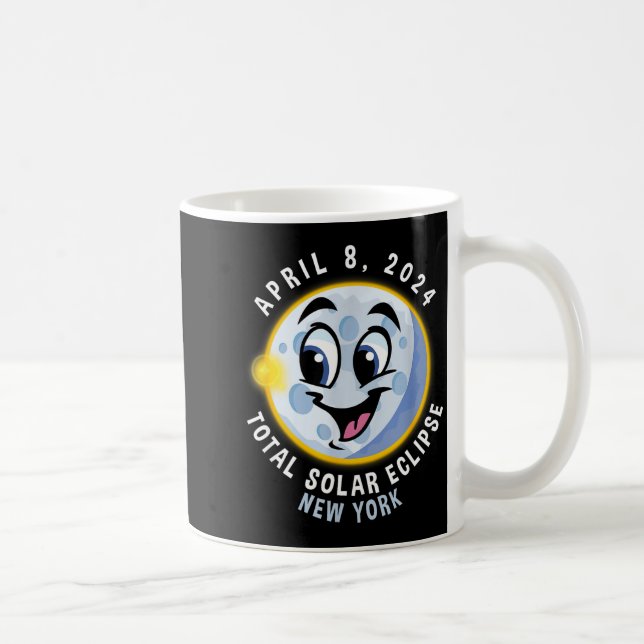 New April 8 Solar Eclipse York Coffee Mug (Right)