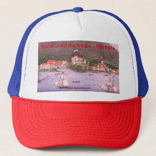 New Archangel, Russia (Sitka) Painting Trucker Hat