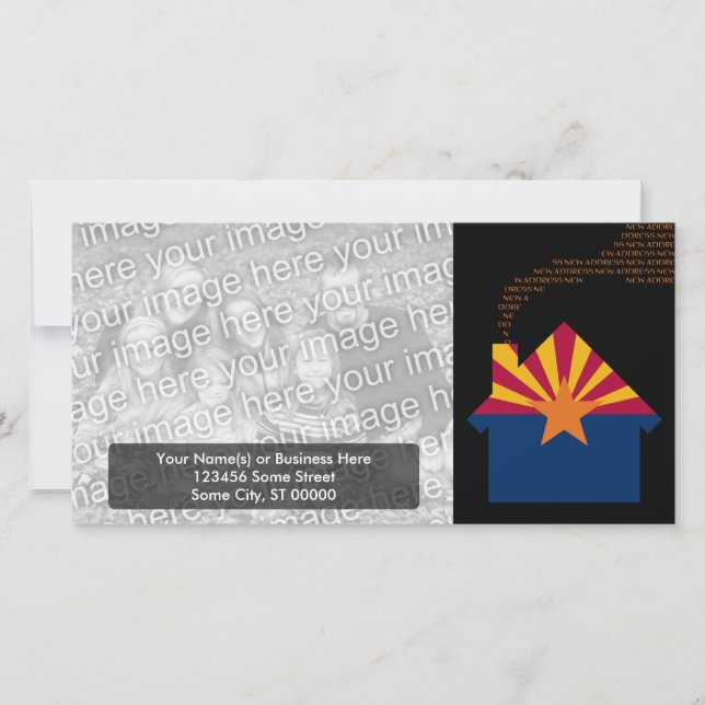 new arizona address announcement (Front)