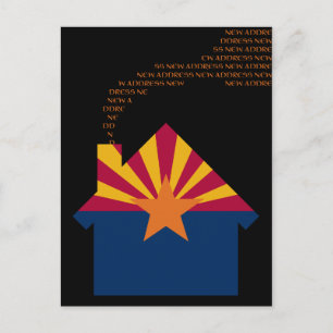 new arizona address announcement postcard