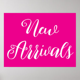 New Arrivals Sign, Retail Store Signage, Boutique Poster