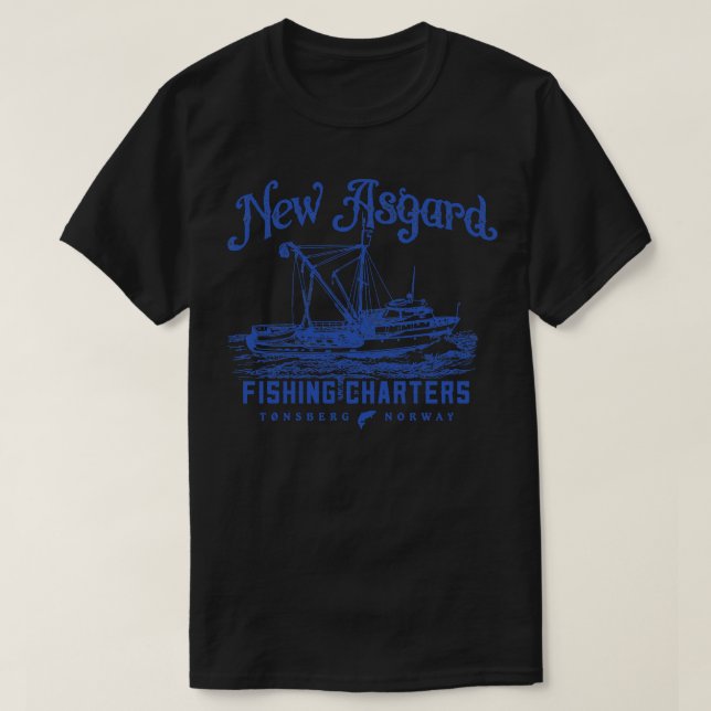 New Asgard Fishing Charters T-Shirt (Design Front)
