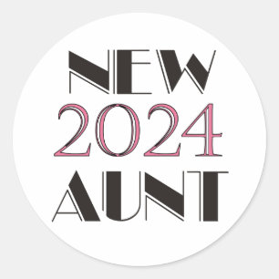 New Aunt 2024 Sticker