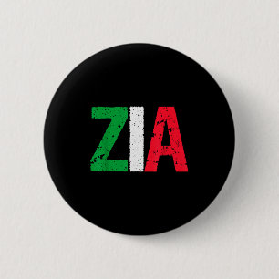 New Aunt Italian Zia Italian American Aunt Gift 6 Cm Round Badge